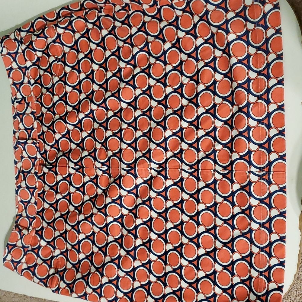 Van Heusen women's 16 circle pattern pencil strech skirt